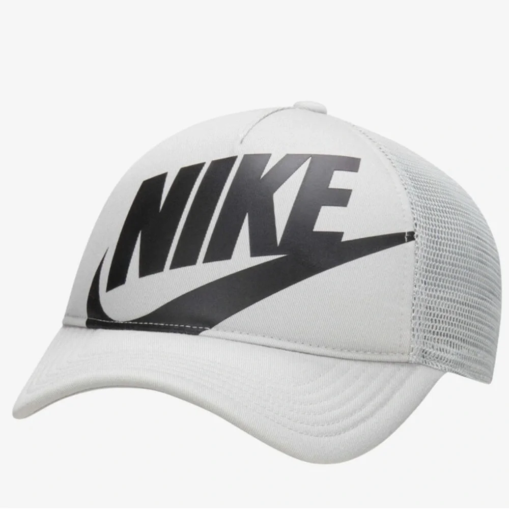 Nike Rise Futura Child Sz (4-7) Light Smoke‎ Gray/Black Trucker Cap